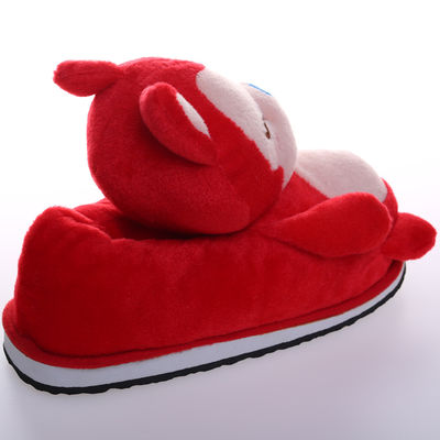 30cm Pembe Kırmızı Tilki Peluş Yumuşak Karikatür Terlik Peluş Ev Dekorasyonu