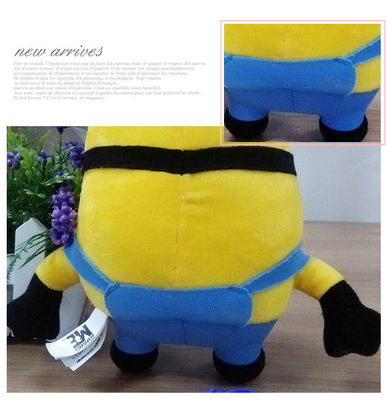 Küçük Sarı Bebek Minions Peluş Oyuncak Godfather Orijinal Kız Yastık