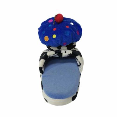 Mavi Süt İnek Yumuşak Flip Flop Peluş Dolması Hayvan Modelleme Peluş Ev Dekorasyonu