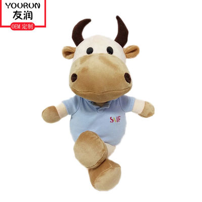 Burç İnek Peluş Bebek Karikatür Küçük İnek Dolması Hayvan Peluş Oyuncaklar