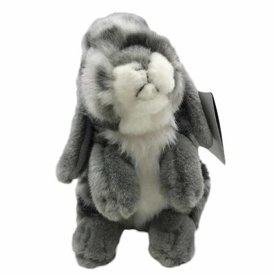 30cm Yüksek Simülasyon Tavşan Peluş Bebek Gri Dolması Tavşan Sevgililer Günü Hediyesi
