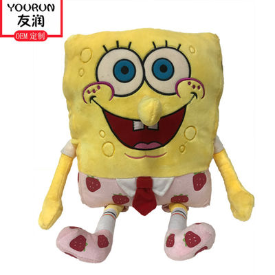 OEM Anime Peluş Oyuncaklar 40cm Spongebob Peluş Yastık Çocuk Doğum Günü Hediyesi
