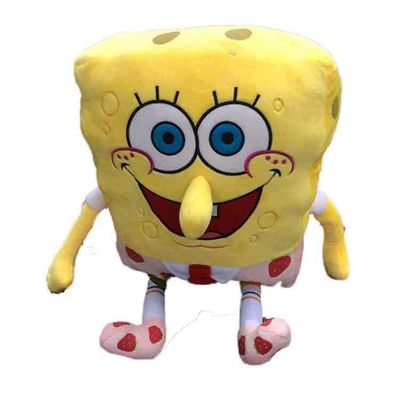 OEM Anime Peluş Oyuncaklar 40cm Spongebob Peluş Yastık Çocuk Doğum Günü Hediyesi