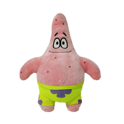 40cm Patrick Star Peluş Yastık ISO9001 Patrick Star Çocuklar İçin Dolması Oyuncak Doğum Günü