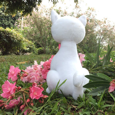 40CM Simülasyon Beyaz Kedi Yumuşak Oyuncak Dolması Hayvan Peluş Oyuncak Özelleştirilmiş Hediye