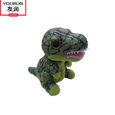 Polyester Yeşil Dinozor Peluş Oyuncak Çocuk Hediye OEM Özelleştirilmiş