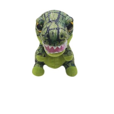 Polyester Yeşil Dinozor Peluş Oyuncak Çocuk Hediye OEM Özelleştirilmiş