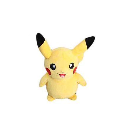 Sıcaklık Sevimli Anime Peluş Oyuncaklar PP Pamuk Dedektif Pikachu Topluca Oyuncak Özelleştirilmiş