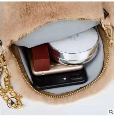 Açık Kahverengi Sarkık Peluş Tavşan Sırt Çantası Rex Tavşan Tavşan Peluş Çanta