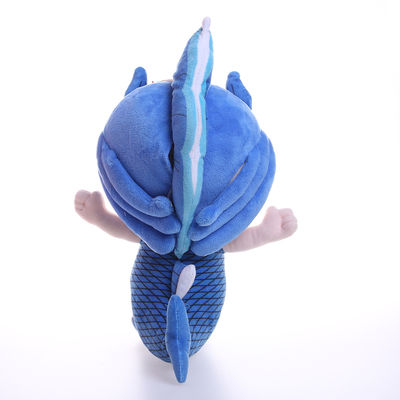 20cm Mavi Peluş Deniz Kızı Dolması Hayvan Bebeğin Uyuması İçin