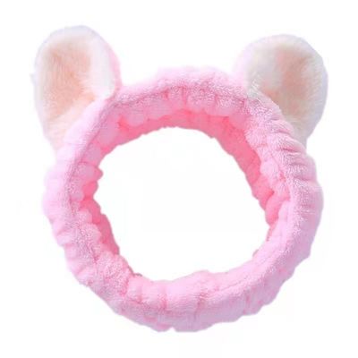 Sevimli Kedi Kulakları Basit Makyaj Peluş Kafa Peluş Saç Bandı Yumuşak Oyuncak Aksesuarları
