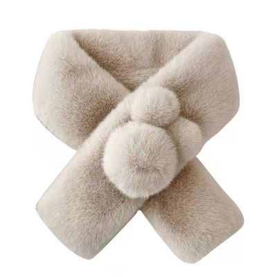 50cm Güzel Sıcak Öğrenci Peluş Eşarp