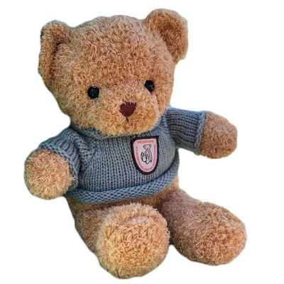 25cm Kahverengi Peluş Bez Bebek Oyuncak Ayı Kız Arkadaşı Doğum Günü Hediyesi