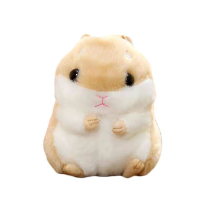 Tombul Hamster Peluş Anahtarlık Çanta Kolye Doğum Günü Hediyesi Mini Peluş Bebek
