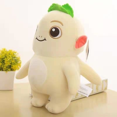 Açık Sarı 40cm Huba Plushie Küçük Şeytan Kral Sevimli Bebek Anime Peluş Oyuncaklar