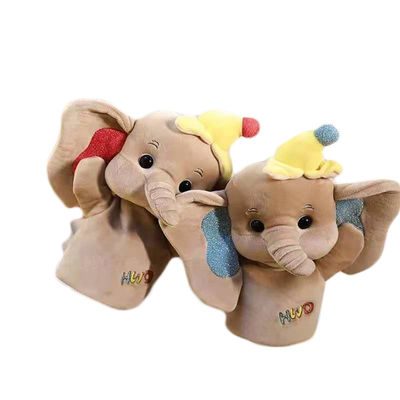 Fil Eldiven Bebek Peluş El Kukla Peluş Oyuncaklar Bebeği Uyumaya Yatıştırır