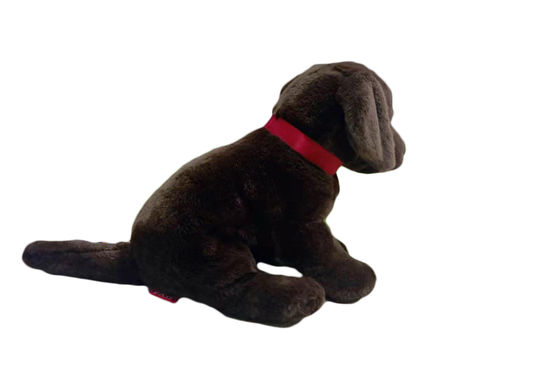 30cm Kahverengi Köpek Peluş Oyuncak Çocuk Konforu Özel Köpek Doldurulmuş Hayvan
