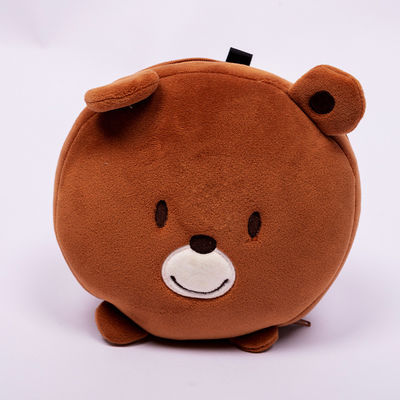 Seyahat İçin Yıkanabilir 15cm Katlı Peluş Göz Maskesi Çantası