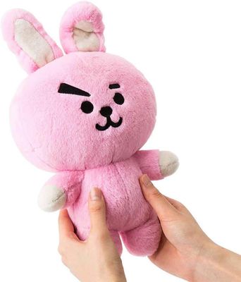 Kokusuz Bebek Yatıştırıcı 25cm Pembe Tavşan Peluş Bebek