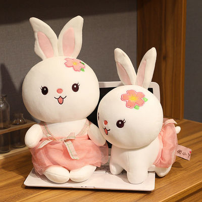 Elde Yıkanabilir Gerçekçi 30cm Dolması Tavşan Oyuncak