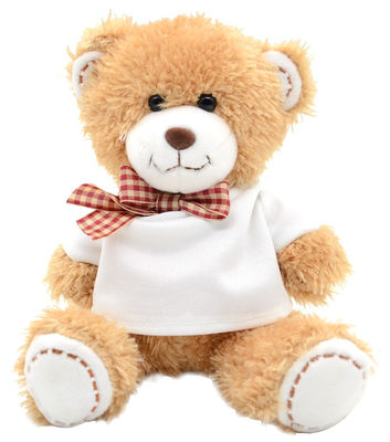 Çocuklar İçin Hızlı Ribaund 20cm Hoodie Yay Teddy Bear Peluş Oyuncaklar