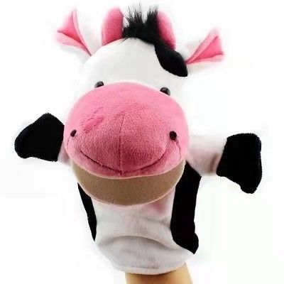 Bebekler için 20cm İlginç Peluş Hayvan El Kuklaları Yumuşak Bebek
