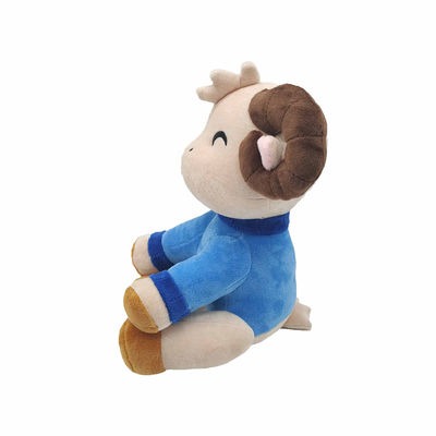 Çocuk 30cm PP Pamuk Dolum Sevimli Kuzu Peluş Oyuncaklar Uyku Yastığı