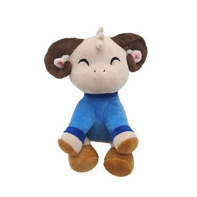 Çocuk 30cm PP Pamuk Dolum Sevimli Kuzu Peluş Oyuncaklar Uyku Yastığı