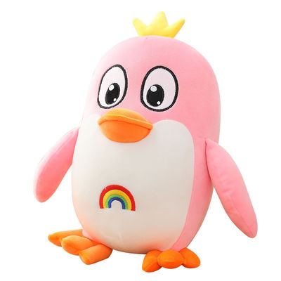 Ev Dekorasyonu için OEM El Yıkanabilir 20cm Pembe Penguen Peluş Oyuncak