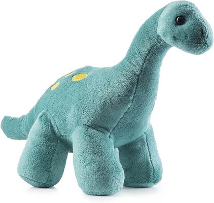Uzun sivri dişli yeşil Tyrannosaurus peluş oyuncak Kabartmalı kesme peluştan yapılmış bir dinozor peluş oyuncak
