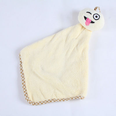 Narin 20cm Kare Kısa Peluş Bebek Tükürük Havlusu