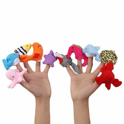 İlkokul Öğrencileri 15cm Peluş Parmak Kuklaları