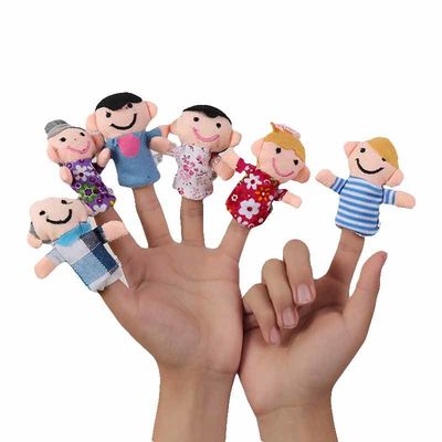 İlkokul Öğrencileri 15cm Peluş Parmak Kuklaları