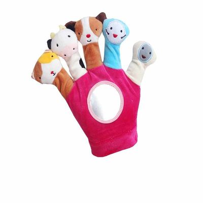 20cm Kısa Peluş Ebeveyn Çocuk İnteraktif Eldiven Oyuncak