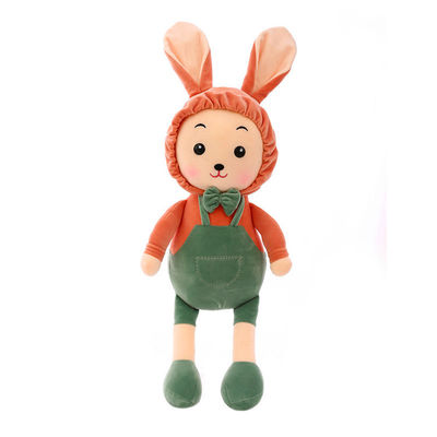 Childern için Sevimli Yaratıcı Elbise Uzun Kulaklar Tavşan Peluş Oyuncak