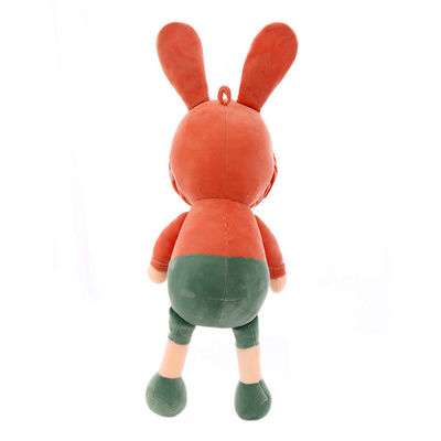 Childern için Sevimli Yaratıcı Elbise Uzun Kulaklar Tavşan Peluş Oyuncak