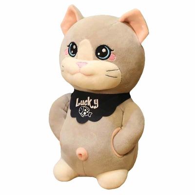 OEM Cilt Dostu 20cm Çocuk Sevimli Kedi Peluş Oyuncak