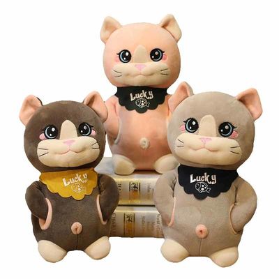 OEM Cilt Dostu 20cm Çocuk Sevimli Kedi Peluş Oyuncak