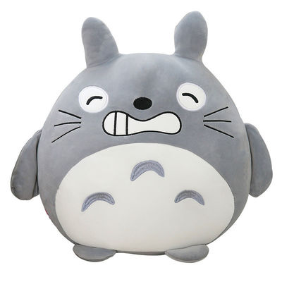 ISO9001 Nefes Alabilir PP Pamuk Dolum Totoro Peluş Yastık