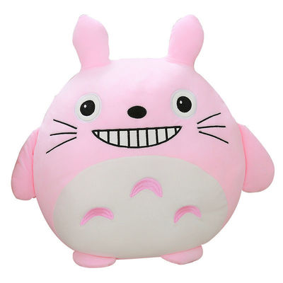 ISO9001 Nefes Alabilir PP Pamuk Dolum Totoro Peluş Yastık