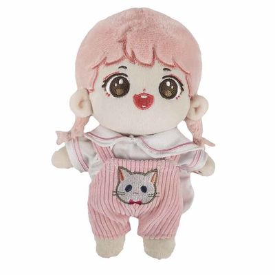 Kızlar için Yaratıcı Kokusuz Peluş Pop Yıldızı Bebekleri