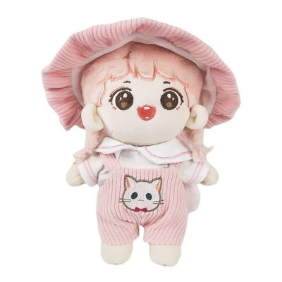 Kızlar için Yaratıcı Kokusuz Peluş Pop Yıldızı Bebekleri