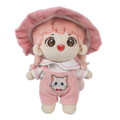Kızlar için Yaratıcı Kokusuz Peluş Pop Yıldızı Bebekleri