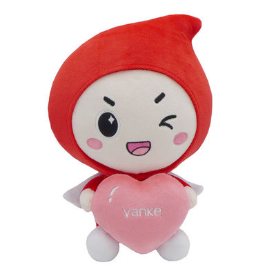 EN71 Baskılı Logolu 25cm Mini Peluş Maskot Oyuncak