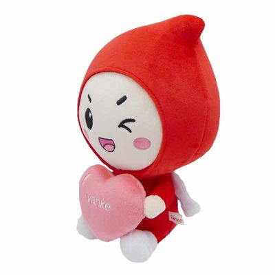 EN71 Baskılı Logolu 25cm Mini Peluş Maskot Oyuncak