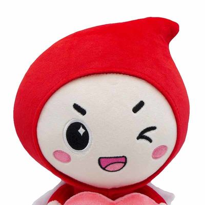 EN71 Baskılı Logolu 25cm Mini Peluş Maskot Oyuncak