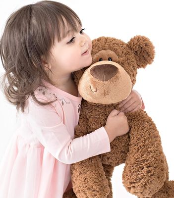PMS Renkli Yıkanabilir Daze Bear Peluş Oyuncak Oturan