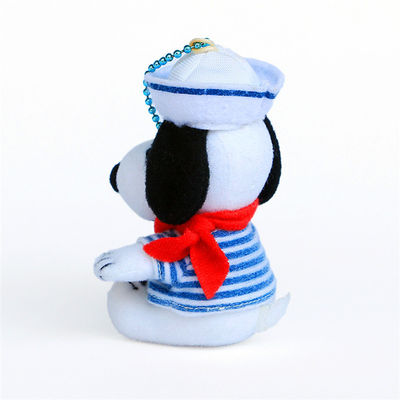 Toptan 15 Cm Güzel Denizci Takım Snoopy Peluş Anahtarlık Çanta Kolye Küçük Çocuğun Hediyesi