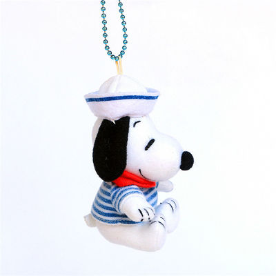 Toptan 15 Cm Güzel Denizci Takım Snoopy Peluş Anahtarlık Çanta Kolye Küçük Çocuğun Hediyesi