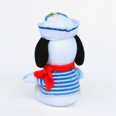 Toptan 15 Cm Güzel Denizci Takım Snoopy Peluş Anahtarlık Çanta Kolye Küçük Çocuğun Hediyesi